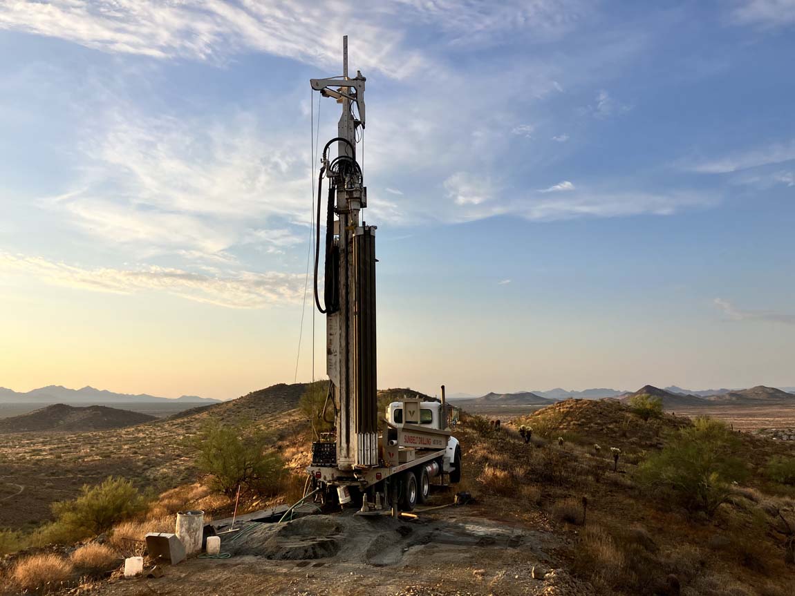 Water well depth