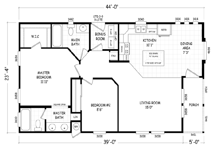 WSAD24442A floor plan