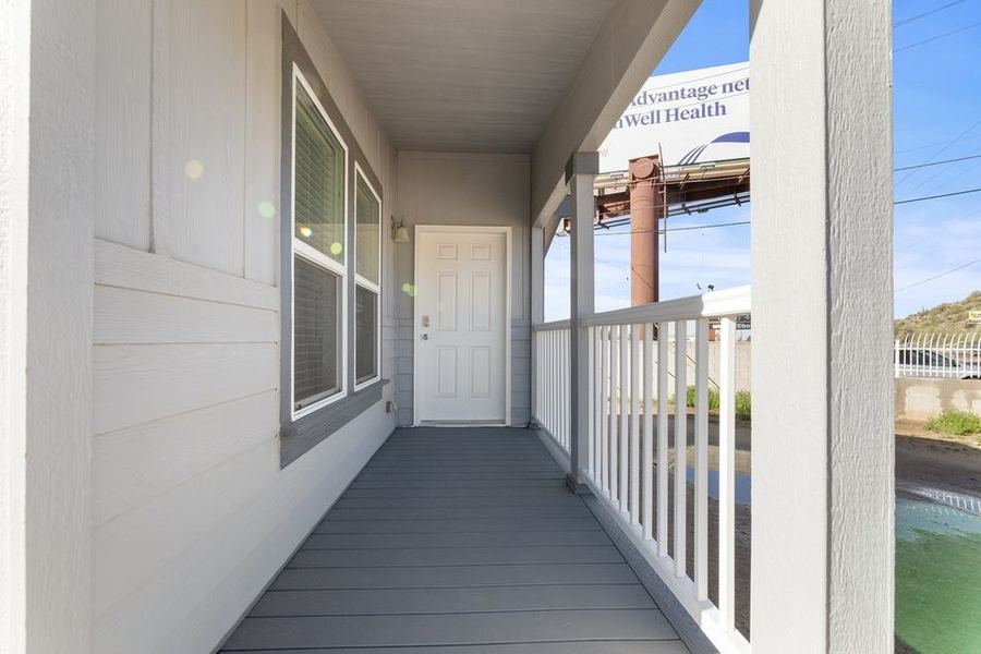 Covered porch