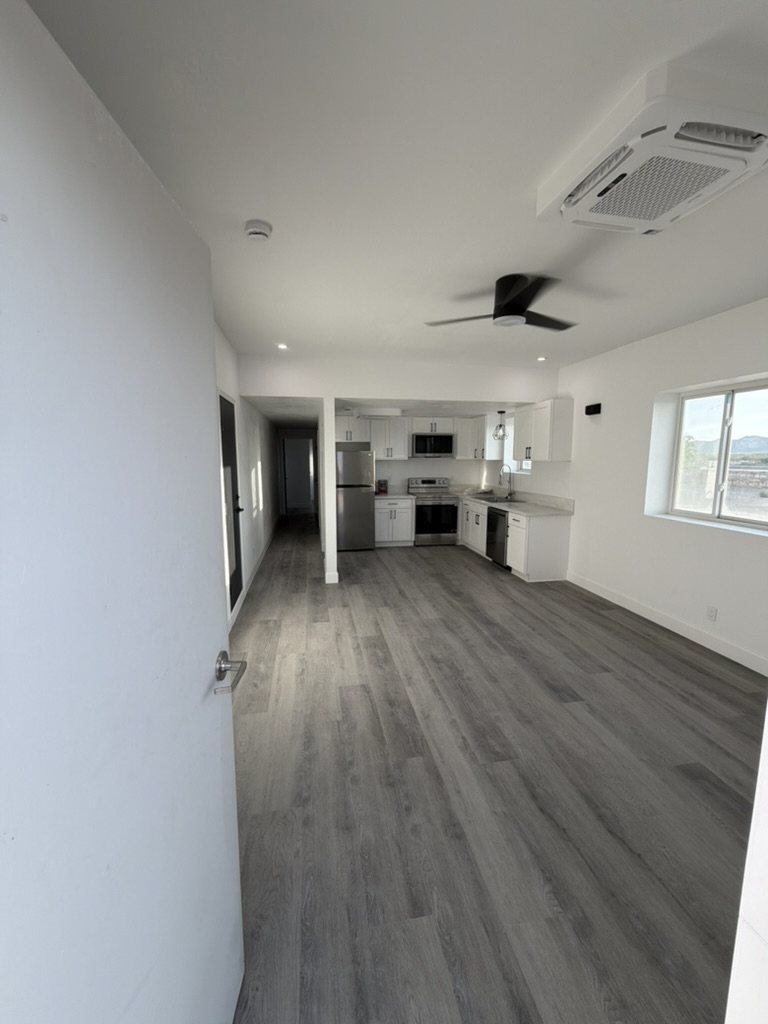 Living room toward the kitchen